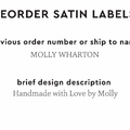 PPLR_HIDDEN_PRODUCT Reorder Previous Label Design - SATIN