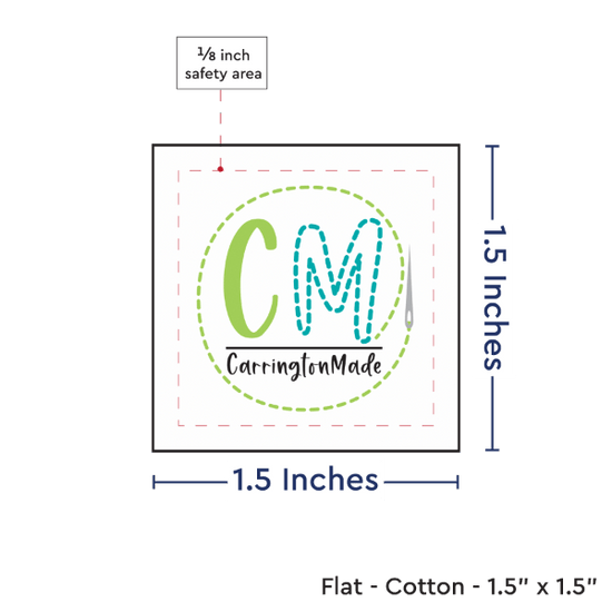PPLR_HIDDEN_PRODUCT Print your Logo or Image on FLAT Cotton Tags