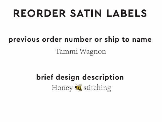 PPLR_HIDDEN_PRODUCT Reorder Previous Label Design - SATIN