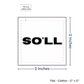 PPLR_HIDDEN_PRODUCT Print your Logo or Image on FLAT Cotton Tags