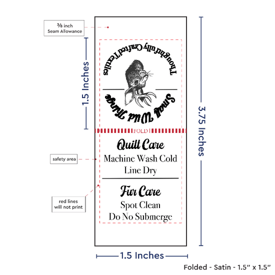 PPLR_HIDDEN_PRODUCT Print your logo/Image on Satin Tags (1.5" wide - Satin)