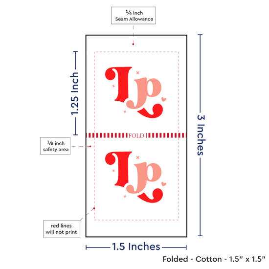 PPLR_HIDDEN_PRODUCT Print Your Logo or Image on FOLDED Cotton Tags