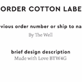 PPLR_HIDDEN_PRODUCT Reorder Previous Label Design - COTTON