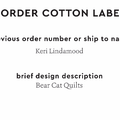 PPLR_HIDDEN_PRODUCT Reorder Previous Label Design - COTTON