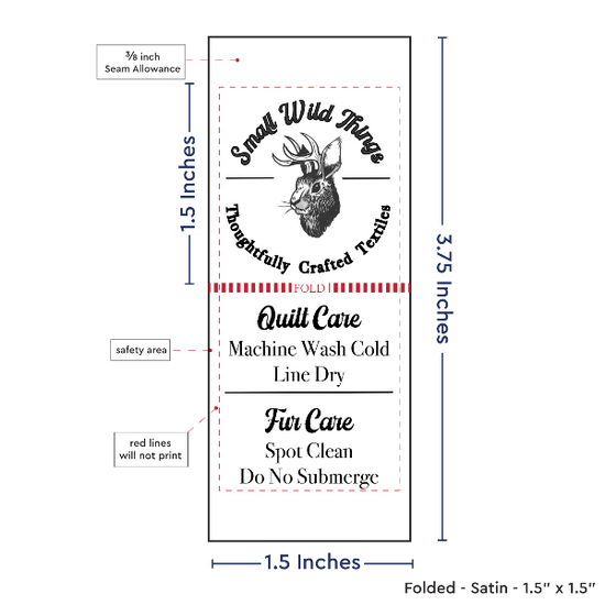PPLR_HIDDEN_PRODUCT Print your logo/Image on Satin Tags (1.5" wide - Satin)