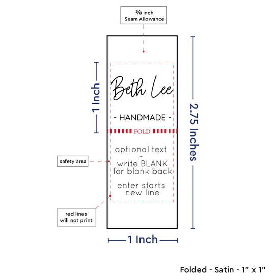 PPLR_HIDDEN_PRODUCT Square Signature (1" wide - Satin)