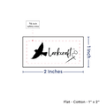 PPLR_HIDDEN_PRODUCT Print your Logo or Image on FLAT Cotton Tags