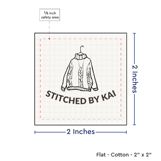 PPLR_HIDDEN_PRODUCT Print your Logo or Image on FLAT Cotton Tags