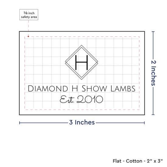 PPLR_HIDDEN_PRODUCT Print your Logo or Image on FLAT Cotton Tags