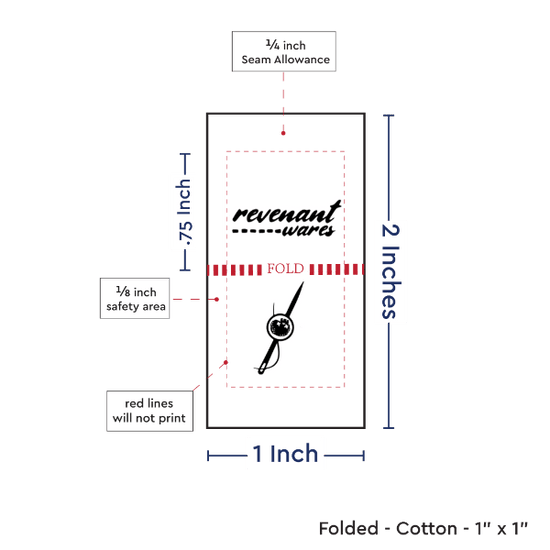 PPLR_HIDDEN_PRODUCT Print Your Logo or Image on FOLDED Cotton Tags