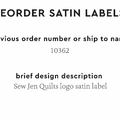 PPLR_HIDDEN_PRODUCT Reorder Previous Label Design - SATIN