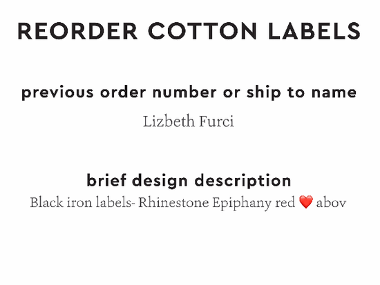PPLR_HIDDEN_PRODUCT Reorder Previous Label Design - COTTON
