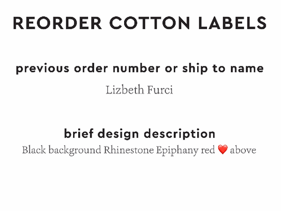 PPLR_HIDDEN_PRODUCT Reorder Previous Label Design - COTTON