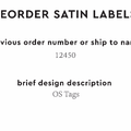 PPLR_HIDDEN_PRODUCT Reorder Previous Label Design - SATIN