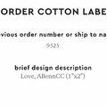 PPLR_HIDDEN_PRODUCT Reorder Previous Label Design - COTTON