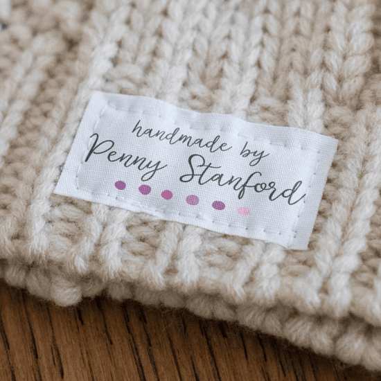 PPLR_HIDDEN_PRODUCT Purple Dots (2"x1"-Cotton)