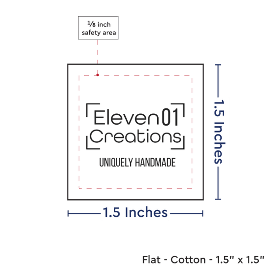 PPLR_HIDDEN_PRODUCT Print your Logo or Image on FLAT Cotton Tags