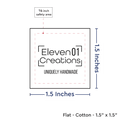 PPLR_HIDDEN_PRODUCT Print your Logo or Image on FLAT Cotton Tags