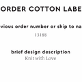PPLR_HIDDEN_PRODUCT Reorder Previous Label Design - COTTON