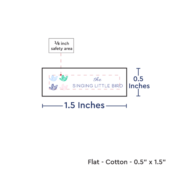 PPLR_HIDDEN_PRODUCT Print your Logo or Image on FLAT Cotton Tags