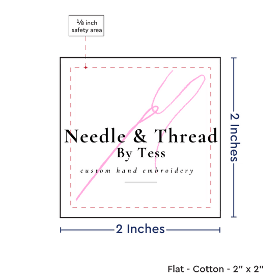 PPLR_HIDDEN_PRODUCT Print your Logo or Image on FLAT Cotton Tags