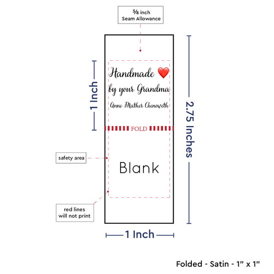 PPLR_HIDDEN_PRODUCT Handmade Square (1" wide - Satin)