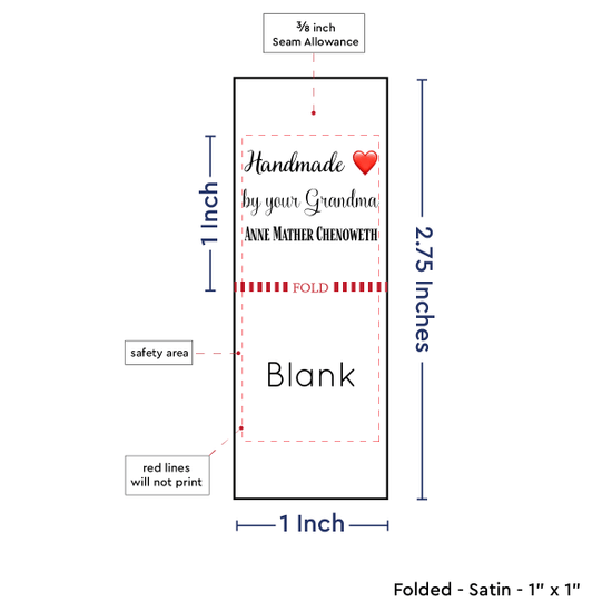 PPLR_HIDDEN_PRODUCT Handmade Square (1" wide - Satin)