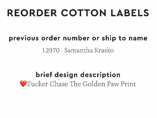 PPLR_HIDDEN_PRODUCT Reorder Previous Label Design - COTTON