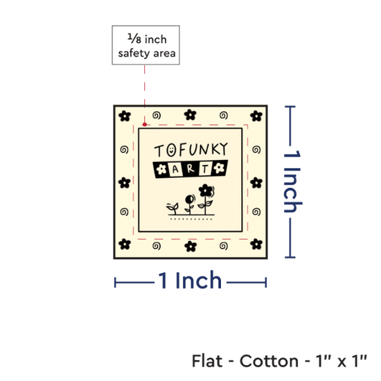 PPLR_HIDDEN_PRODUCT Print your Logo or Image on FLAT Cotton Tags