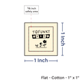PPLR_HIDDEN_PRODUCT Print your Logo or Image on FLAT Cotton Tags