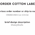 PPLR_HIDDEN_PRODUCT Reorder Previous Label Design - COTTON