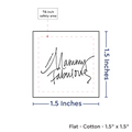 PPLR_HIDDEN_PRODUCT Print your Logo or Image on FLAT Cotton Tags