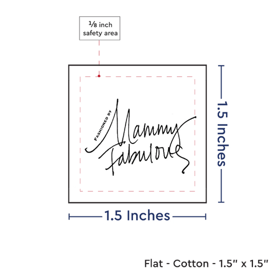 PPLR_HIDDEN_PRODUCT Print your Logo or Image on FLAT Cotton Tags
