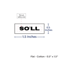 PPLR_HIDDEN_PRODUCT Print your Logo or Image on FLAT Cotton Tags
