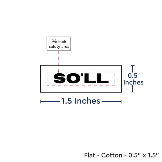 PPLR_HIDDEN_PRODUCT Print your Logo or Image on FLAT Cotton Tags