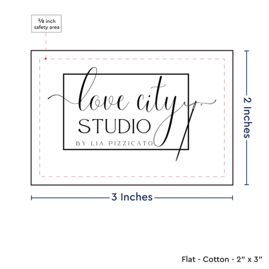 PPLR_HIDDEN_PRODUCT Print your Logo or Image on FLAT Cotton Tags