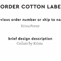 PPLR_HIDDEN_PRODUCT Reorder Previous Label Design - COTTON
