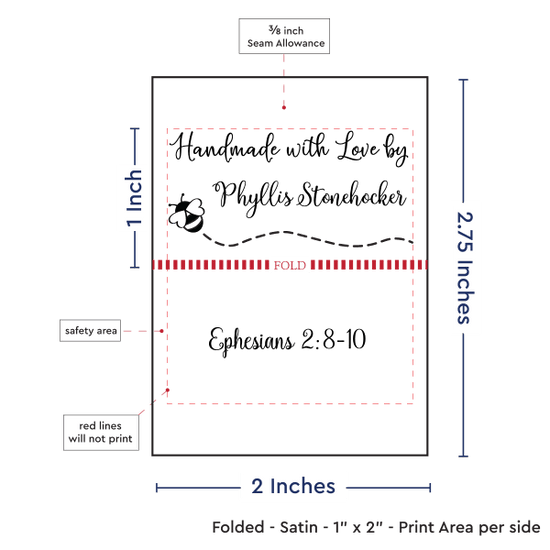 PPLR_HIDDEN_PRODUCT Bumble Bee (2" wide - Satin)