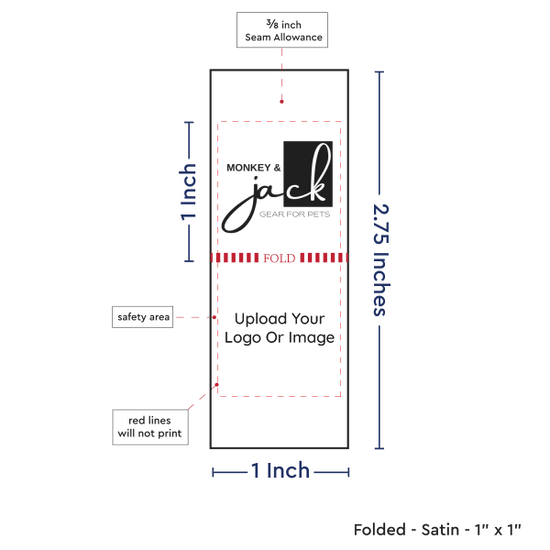 PPLR_HIDDEN_PRODUCT Print Your Logo/Image on Satin Tags (1" wide - Satin)