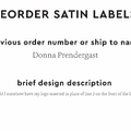 PPLR_HIDDEN_PRODUCT Reorder Previous Label Design - SATIN
