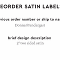 PPLR_HIDDEN_PRODUCT Reorder Previous Label Design - SATIN