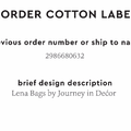 PPLR_HIDDEN_PRODUCT Reorder Previous Label Design - COTTON
