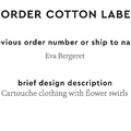 PPLR_HIDDEN_PRODUCT Reorder Previous Label Design - COTTON