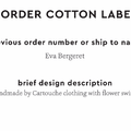 PPLR_HIDDEN_PRODUCT Reorder Previous Label Design - COTTON