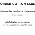 PPLR_HIDDEN_PRODUCT Reorder Previous Label Design - COTTON