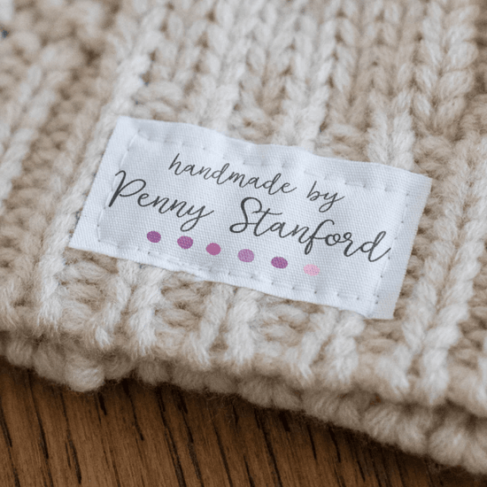 PPLR_HIDDEN_PRODUCT Purple Dots (2"x1"-Cotton)
