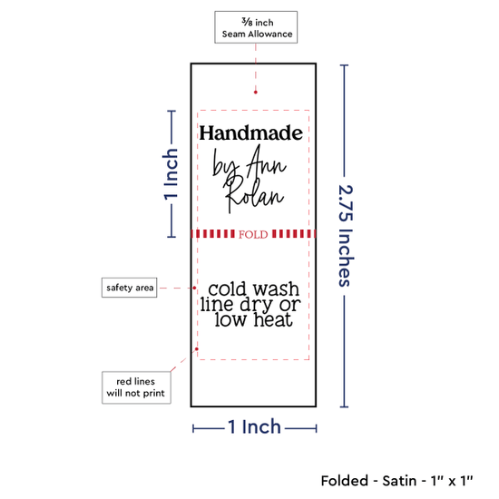 PPLR_HIDDEN_PRODUCT Handmade Square (1" wide - Satin)