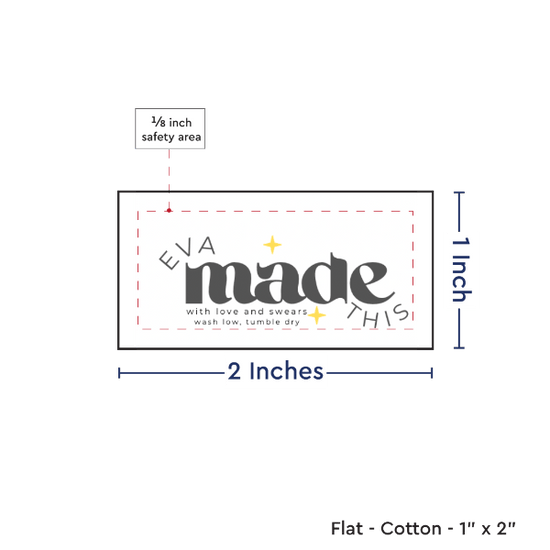 PPLR_HIDDEN_PRODUCT Print your Logo or Image on FLAT Cotton Tags