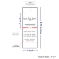 PPLR_HIDDEN_PRODUCT Square Signature (1" wide - Satin)