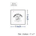 PPLR_HIDDEN_PRODUCT Print your Logo or Image on FLAT Cotton Tags